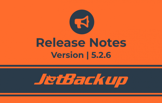 JetBackup v5.2.6 Release Notes