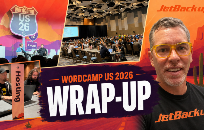 Collage of images from WordCamp US 2026