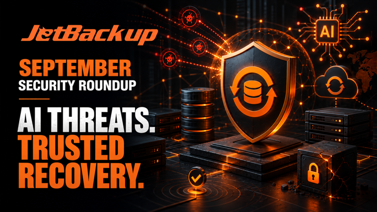 Blog Image with a security shield and AI