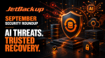 Blog Image with a security shield and AI