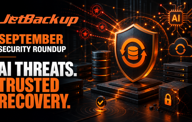 Blog Image with a security shield and AI