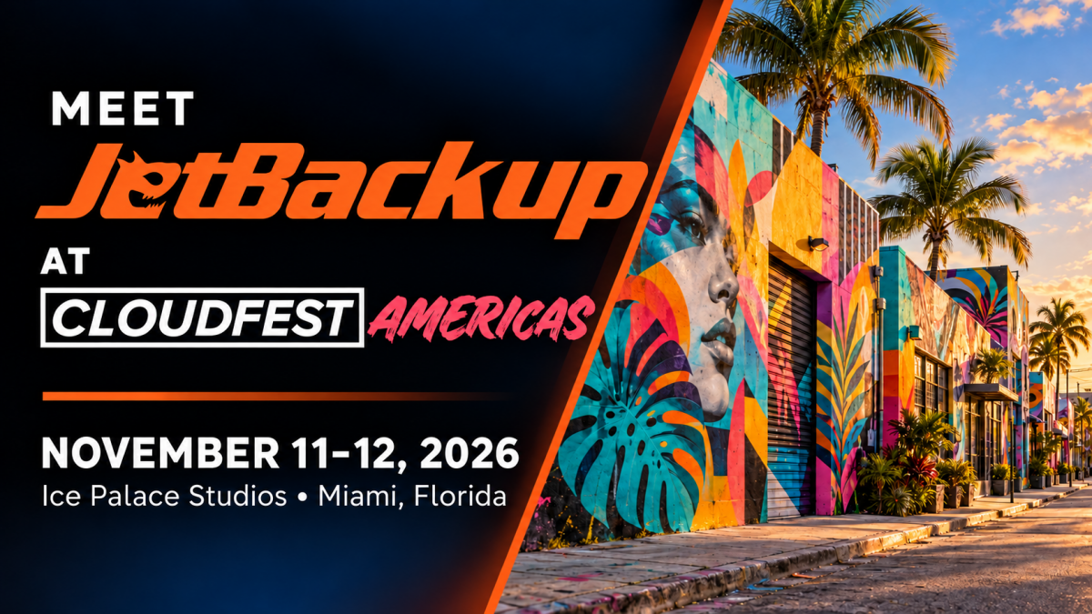 JetBackup at CloudFest Americas