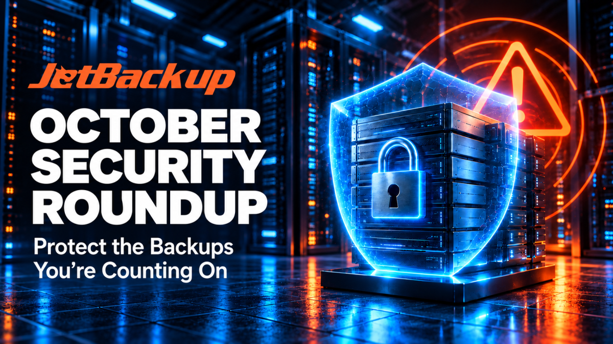 October Security Update blog image with a blue lock